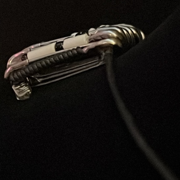 Modernistic safety pin and bead choker - Picture 7 of 9